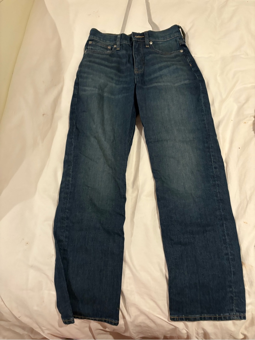 Jcrew Classic Straight-Leg Jeans - Dark Blue